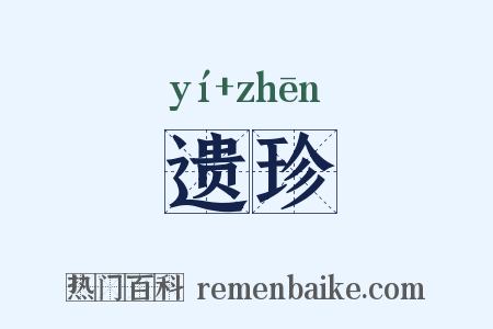 遗珍是什么意思的图片